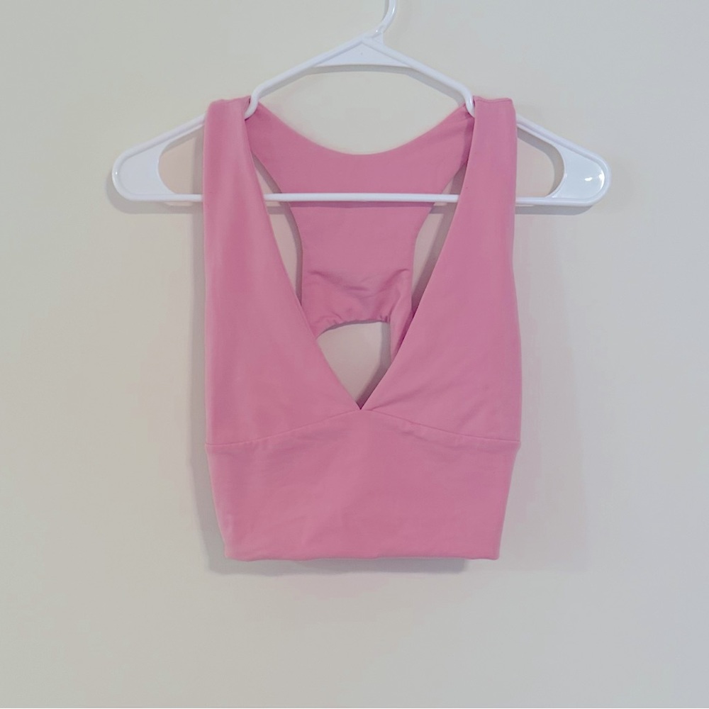 Baby pink Sports Bra / Crop Tank